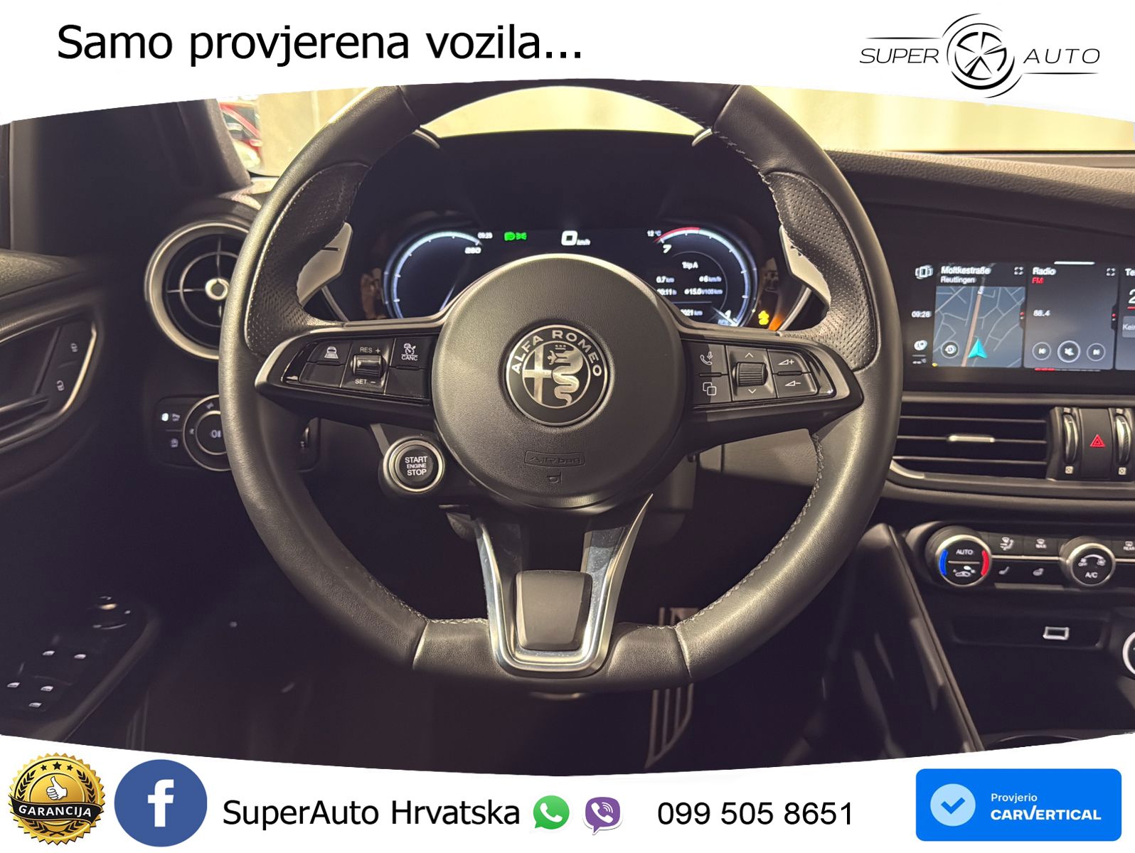 Alfa Romeo Giulia 2.0 Turbo (280 KS) Q4 Automatic LED+GR SJED+ACC