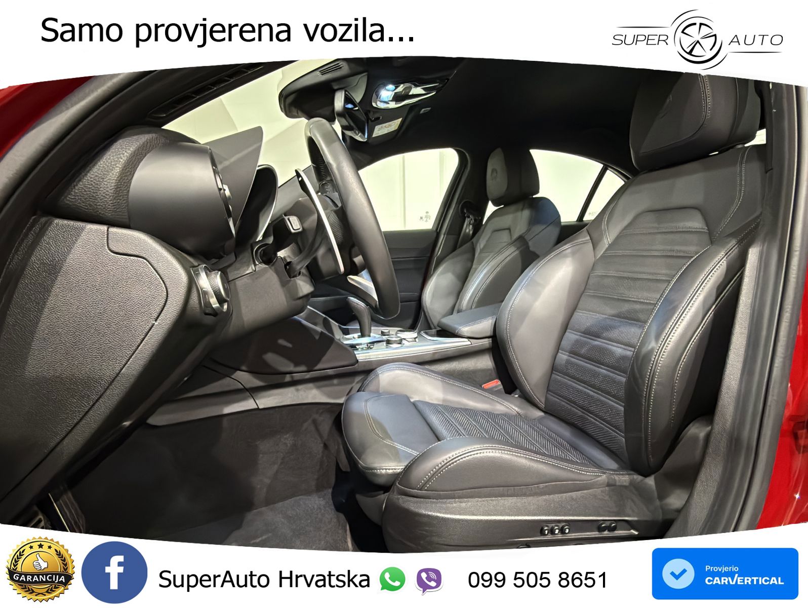 Alfa Romeo Giulia 2.0 Turbo (280 KS) Q4 Automatic LED+GR SJED+ACC