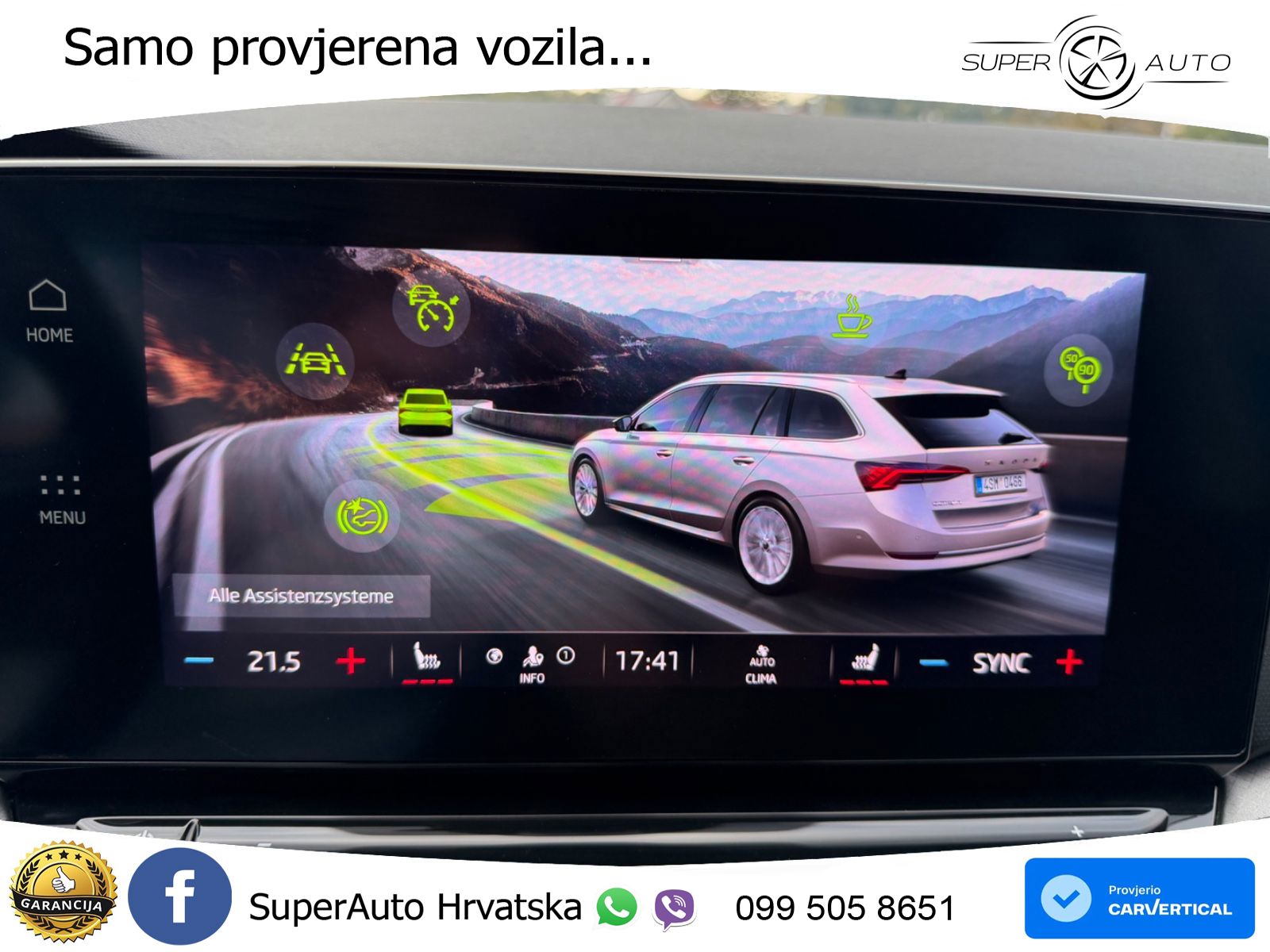 Škoda Octavia Combi 2.0 TDI (150 KS) LED+GR SJED+ACC