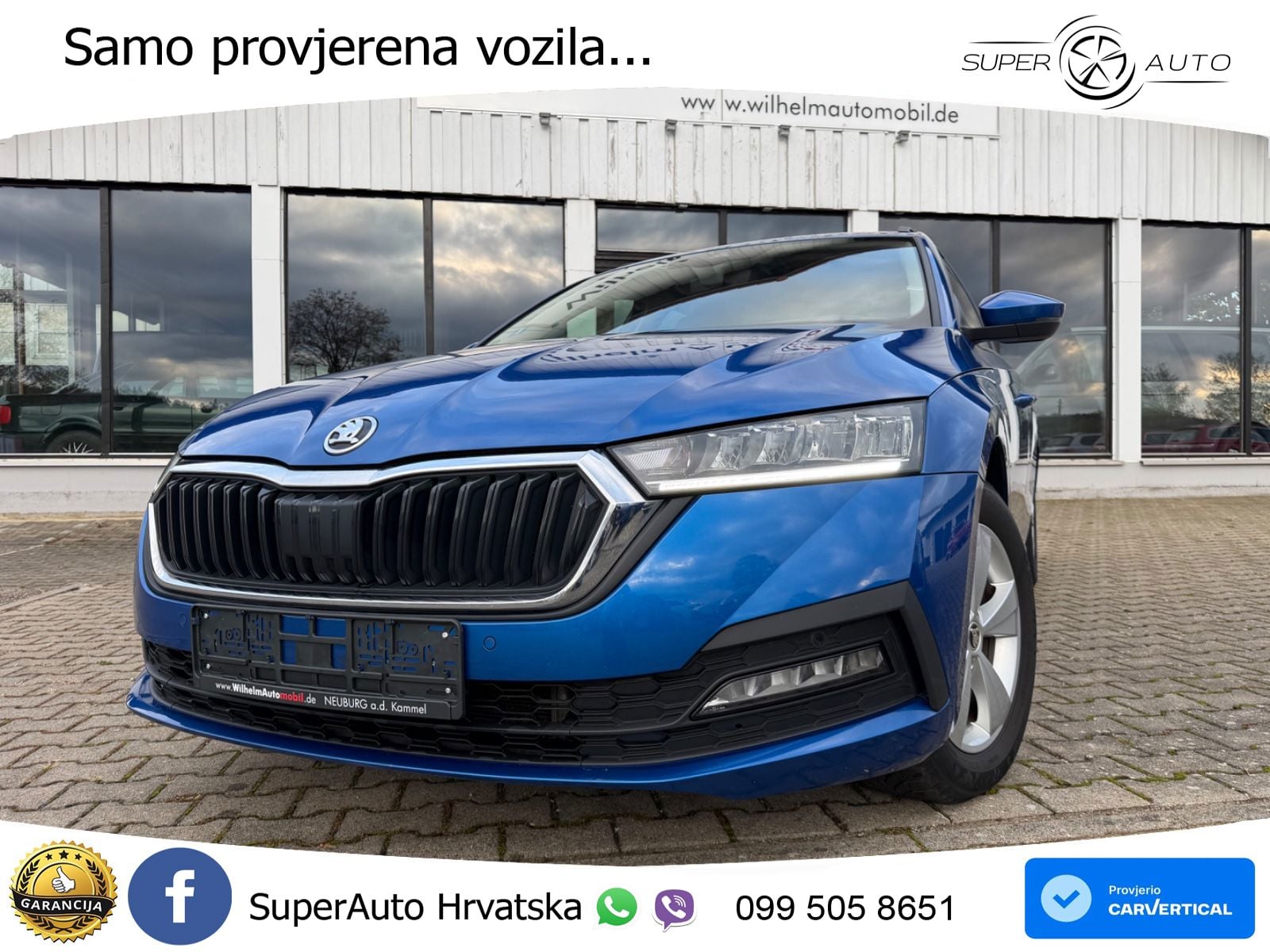 Škoda Octavia Combi 2.0 TDI (150 KS) LED+GR SJED+ACC