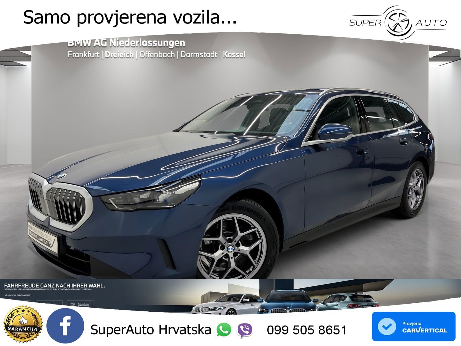 BMW 520d Touring (197 KS) xDrive Steptronic LED+GR SJED+ACC
