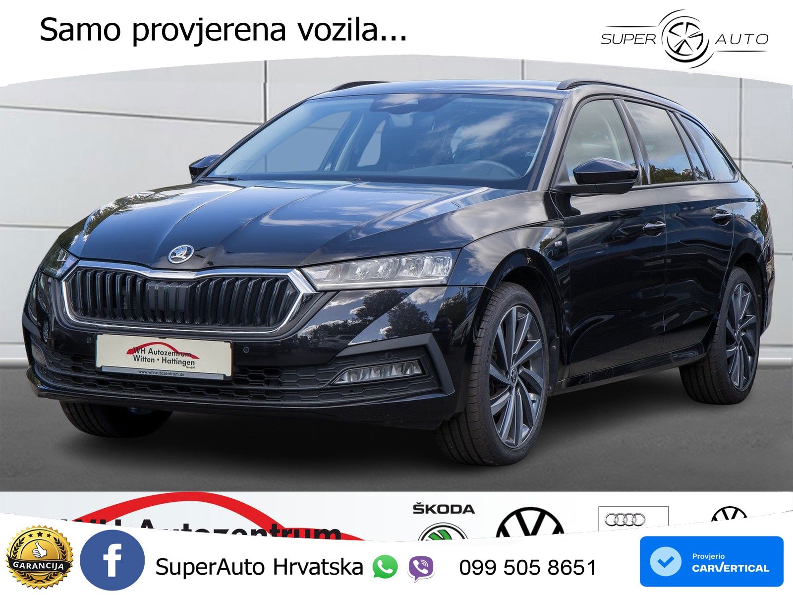 Škoda Octavia Combi 1.5 TSI EVO e-TEC (150 KS) DSG LED+GR SJED+ACC