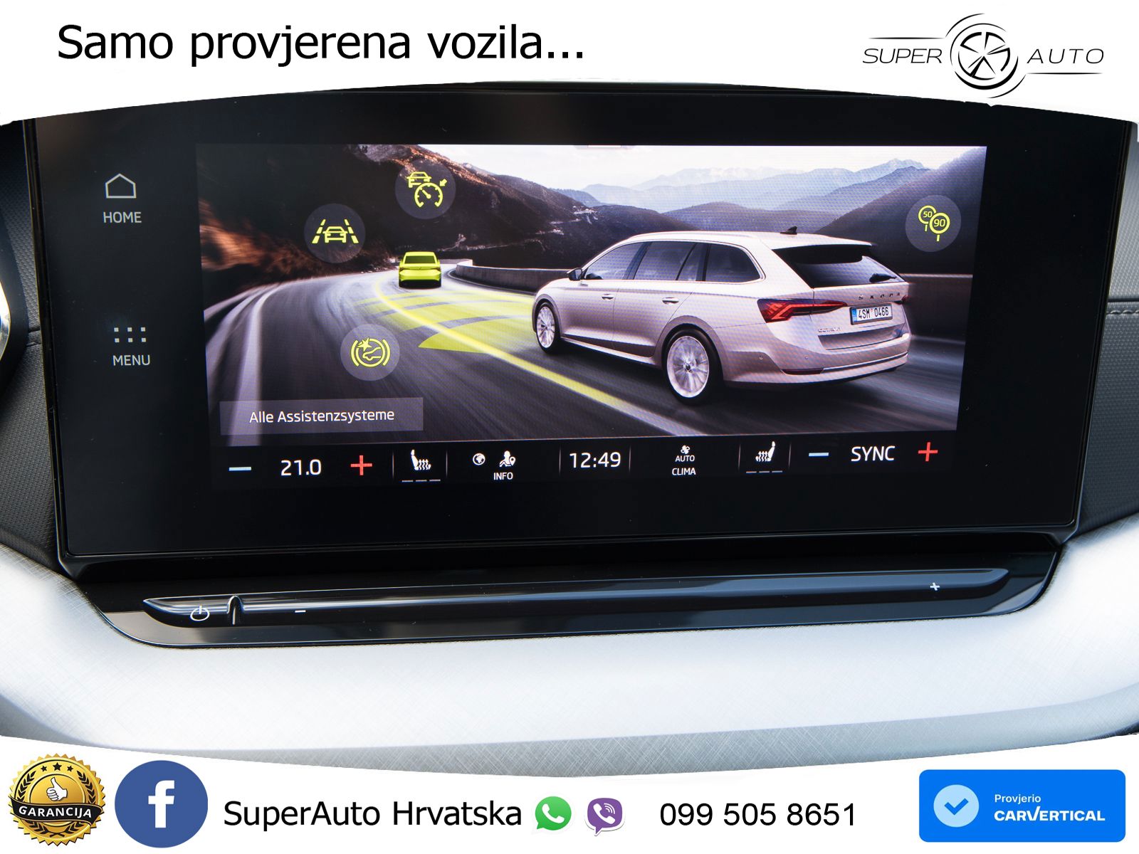 Škoda Octavia Combi 1.5 TSI EVO e-TEC (150 KS) DSG LED+GR SJED+ACC