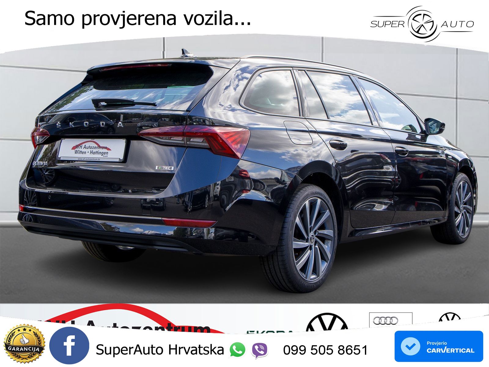 Škoda Octavia Combi 1.5 TSI EVO e-TEC (150 KS) DSG LED+GR SJED+ACC