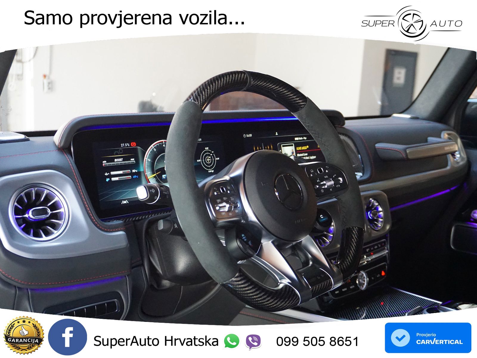 Mercedes AMG G 63 Long V8 (585 KS) 4MATIC 9G-TRONIC AMG SPEEDSHIFT TCT