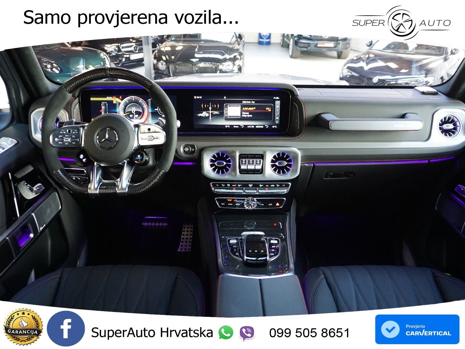 Mercedes AMG G 63 Long V8 (585 KS) 4MATIC 9G-TRONIC AMG SPEEDSHIFT TCT