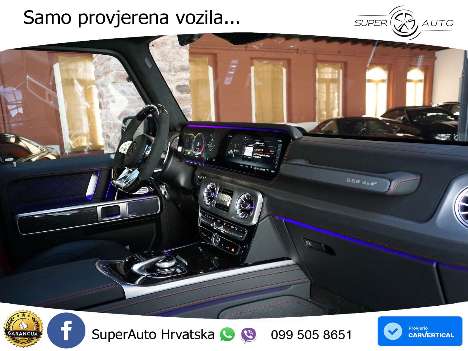 Mercedes AMG G 63 Long V8 (585 KS) 4MATIC 9G-TRONIC AMG SPEEDSHIFT TCT