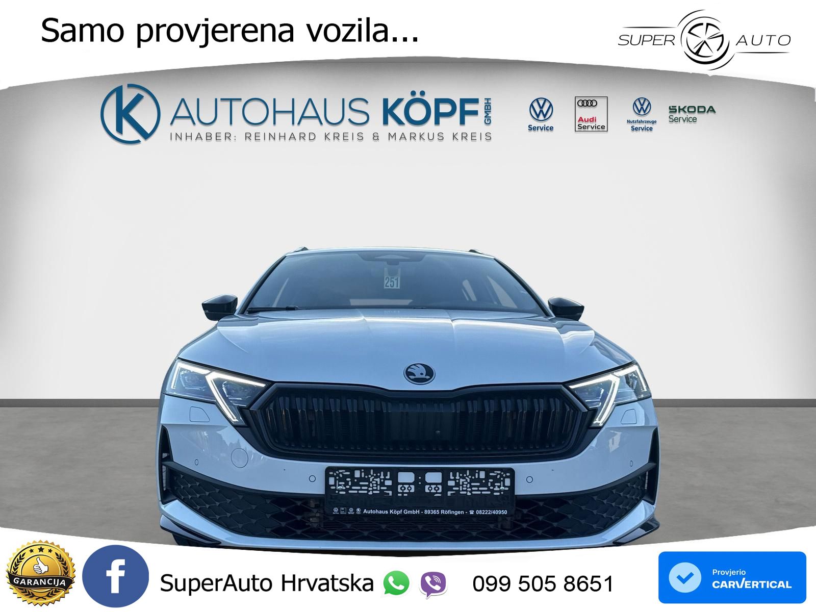 Škoda Octavia Combi 2.0 TDI (150 KS) DSG SportLine