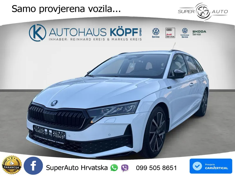 Škoda Octavia Combi 2.0 TDI (150 KS) DSG SportLine