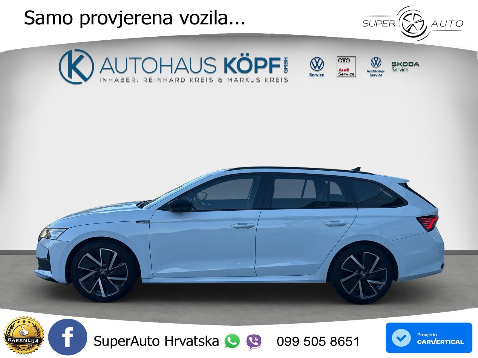 Škoda Octavia Combi 2.0 TDI (150 KS) DSG SportLine