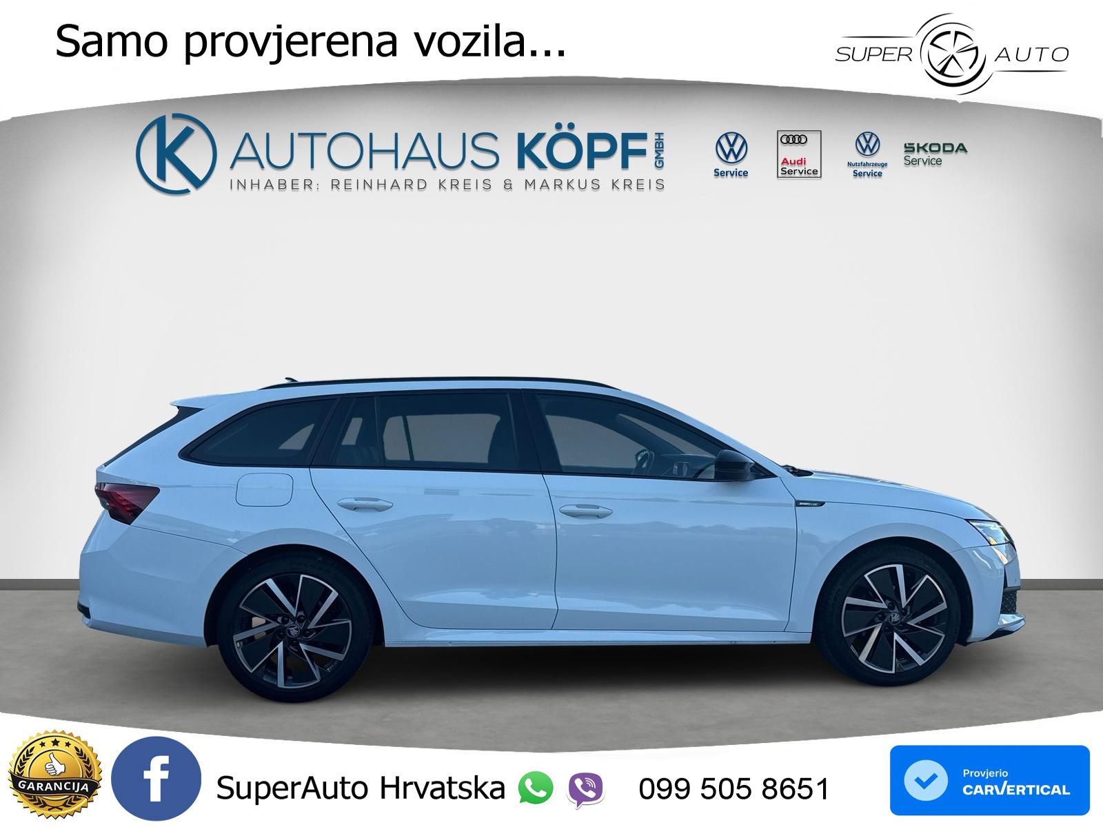 Škoda Octavia Combi 2.0 TDI (150 KS) DSG SportLine
