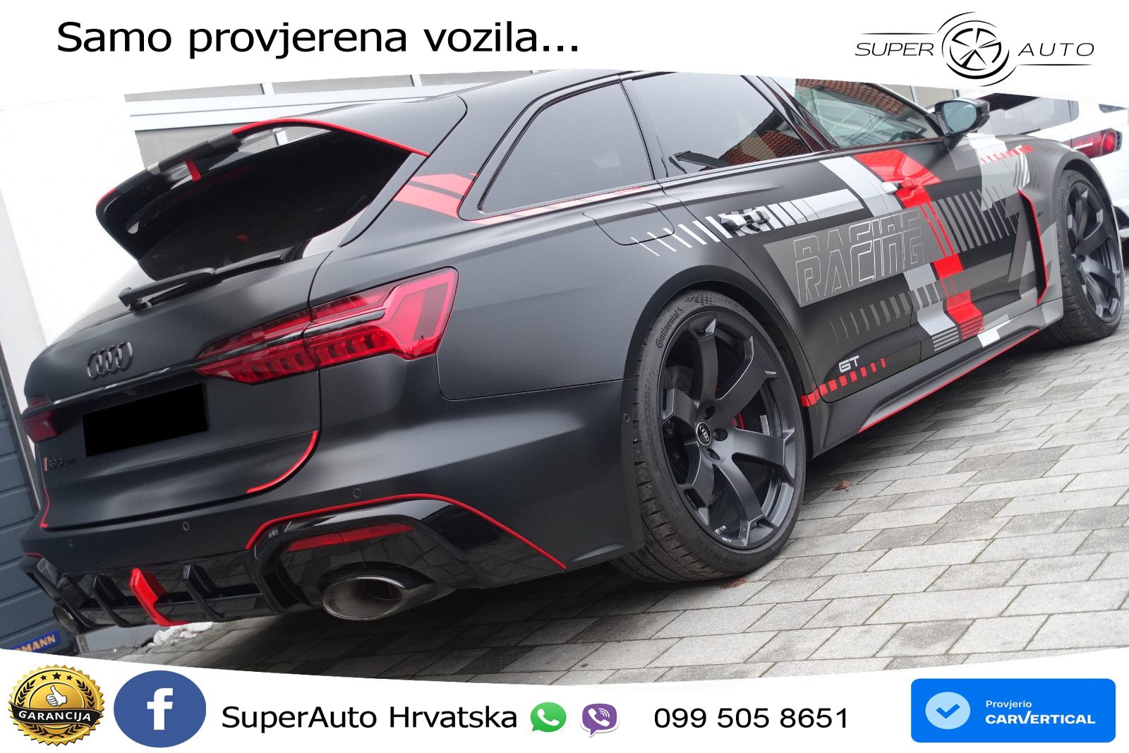 Audi RS6 Avant GT 4.0 TFSI V8 (630 KS) quattro tiptronic LED+GR SJED+ACC