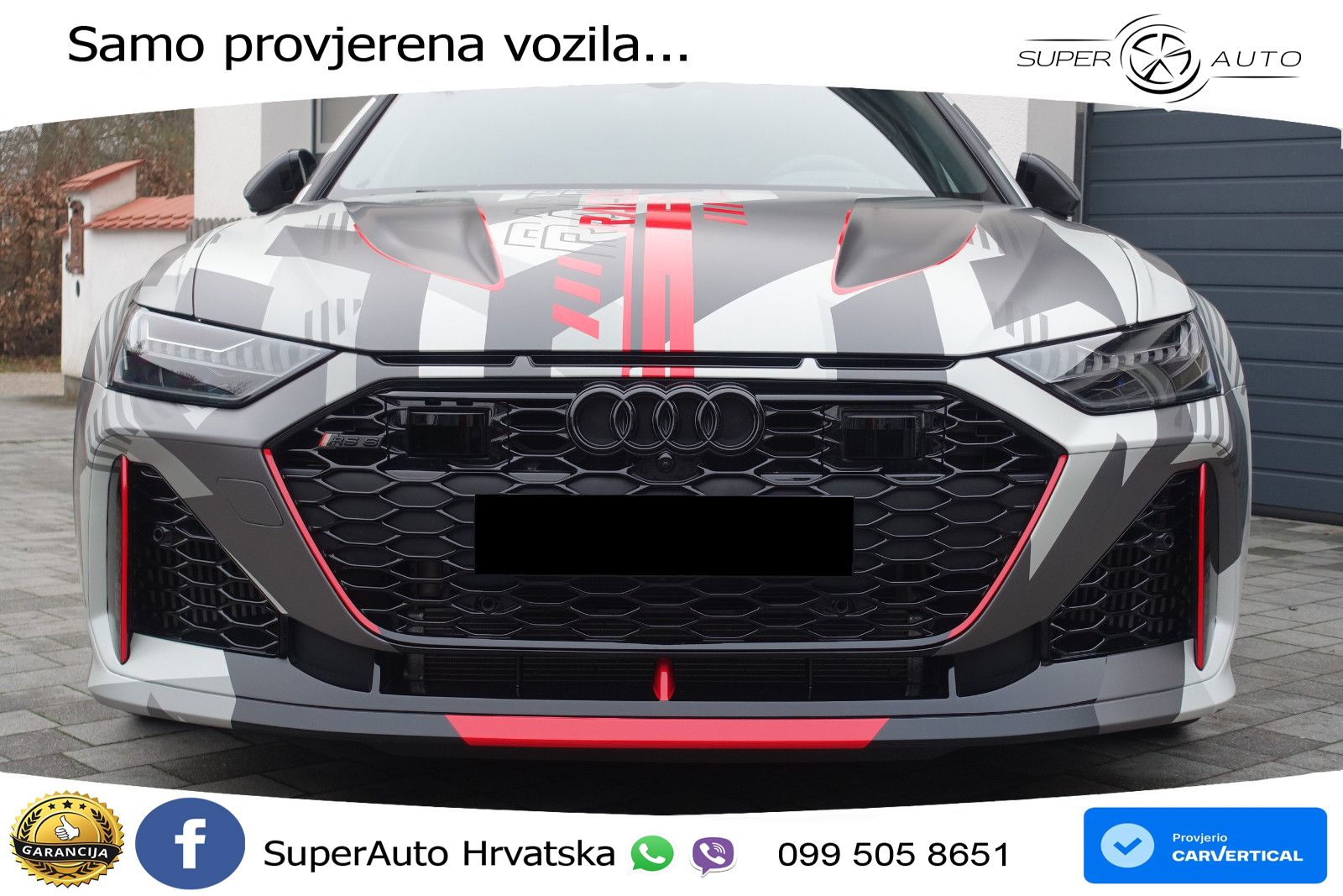 Audi RS6 Avant GT 4.0 TFSI V8 (630 KS) quattro tiptronic LED+GR SJED+ACC