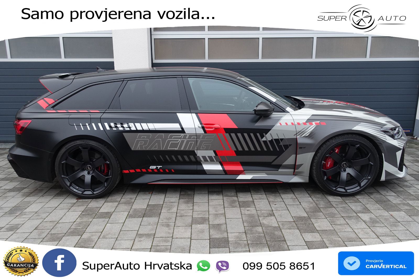 Audi RS6 Avant GT 4.0 TFSI V8 (630 KS) quattro tiptronic LED+GR SJED+ACC