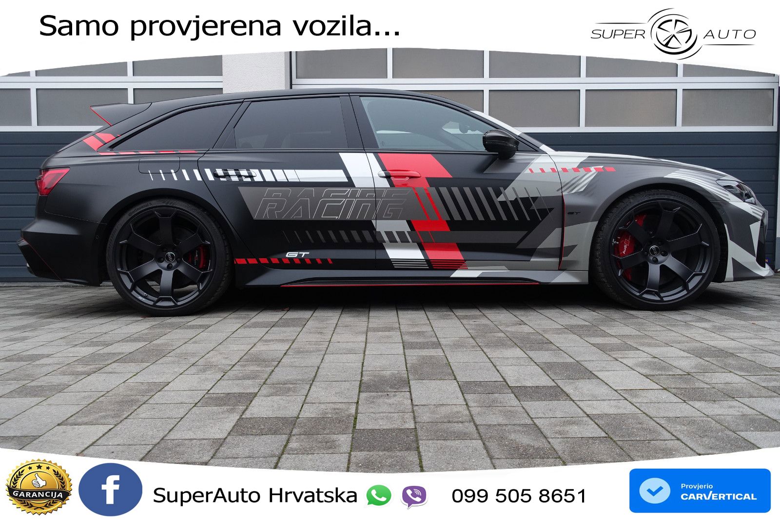 Audi RS6 Avant GT 4.0 TFSI V8 (630 KS) quattro tiptronic LED+GR SJED+ACC