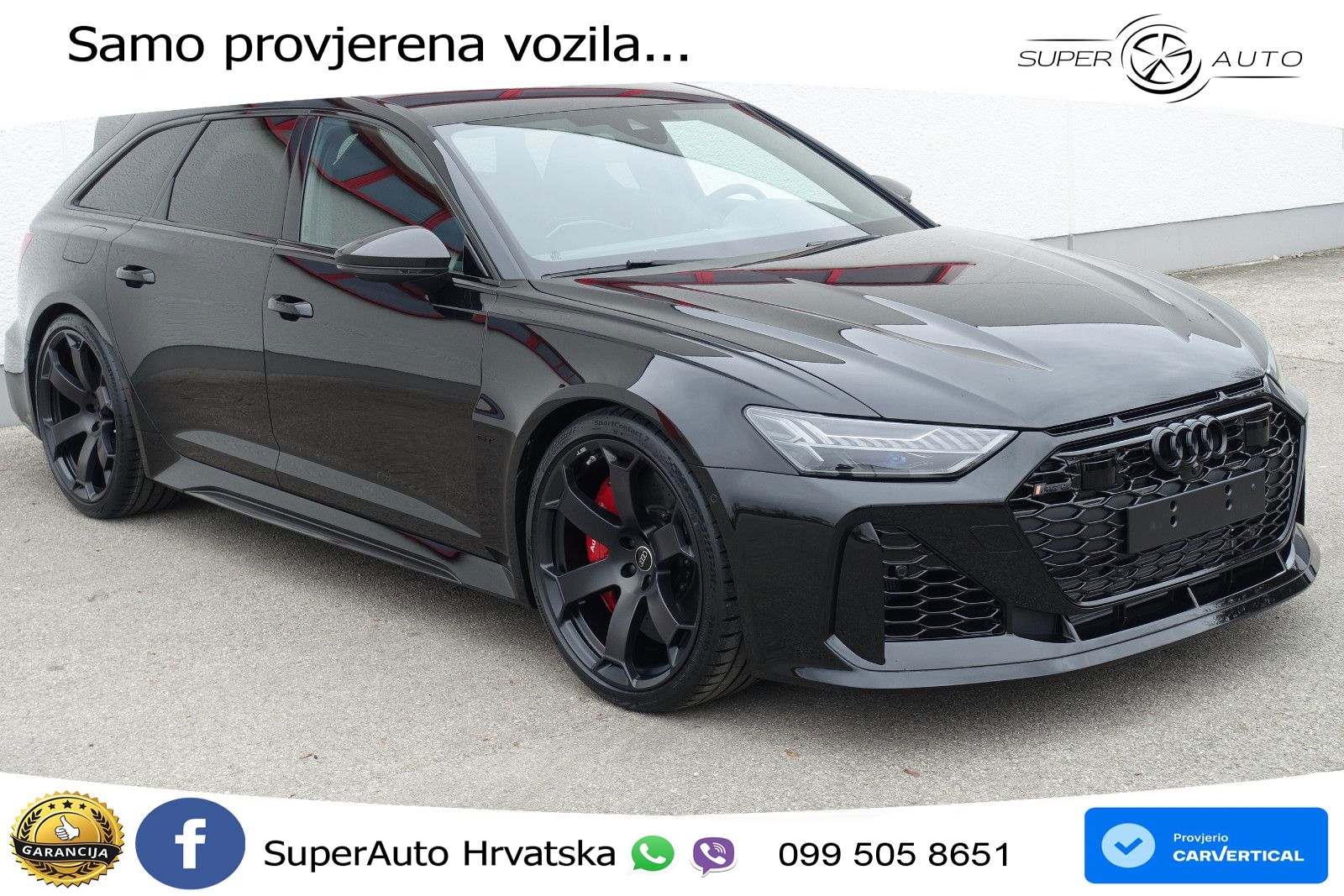 Audi RS6 Avant GT 4.0 TFSI V8 (630 KS) quattro tiptronic LED+GR SJED+ACC