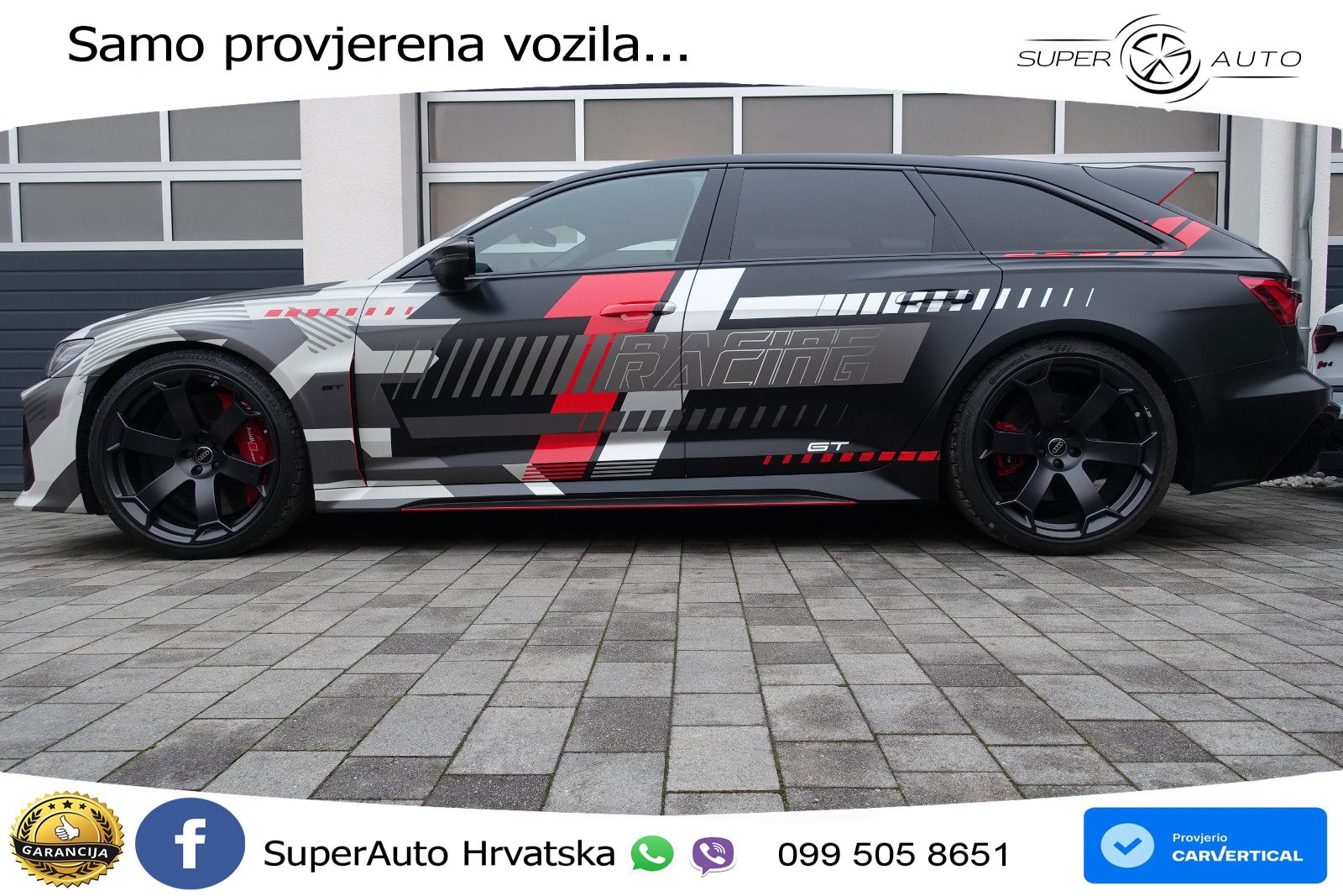 Audi RS6 Avant GT 4.0 TFSI V8 (630 KS) quattro tiptronic LED+GR SJED+ACC