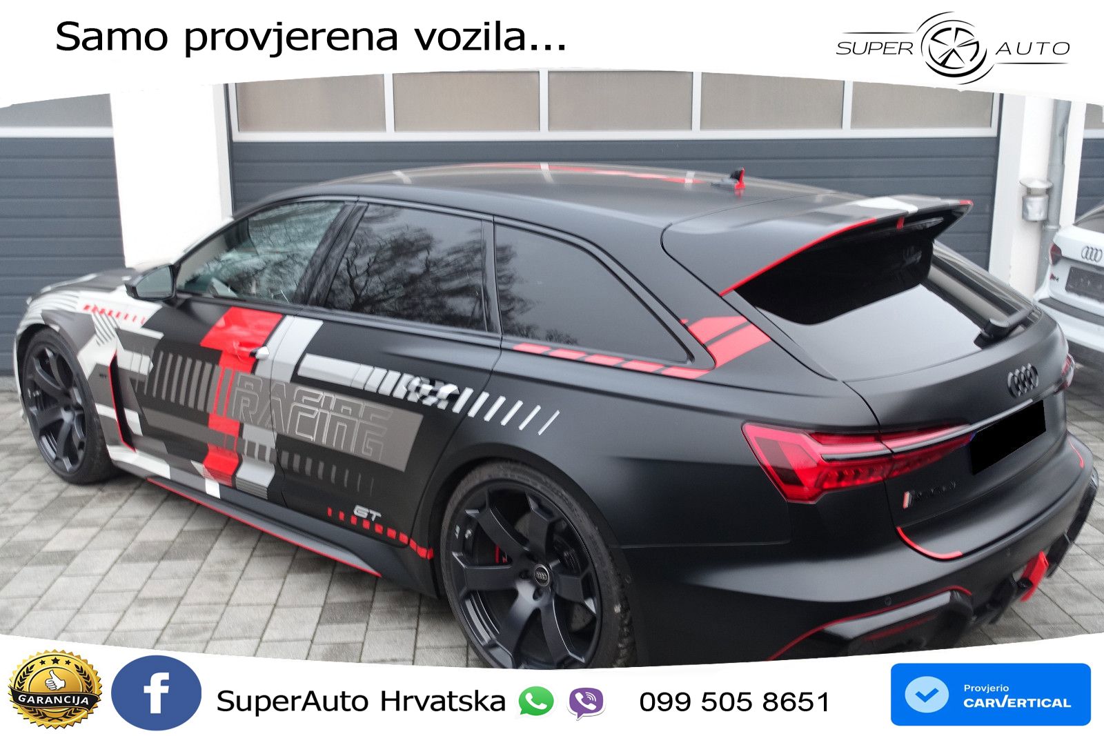 Audi RS6 Avant GT 4.0 TFSI V8 (630 KS) quattro tiptronic LED+GR SJED+ACC