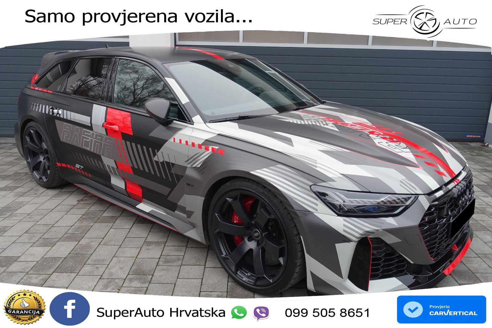 Audi RS6 Avant GT 4.0 TFSI V8 (630 KS) quattro tiptronic LED+GR SJED+ACC