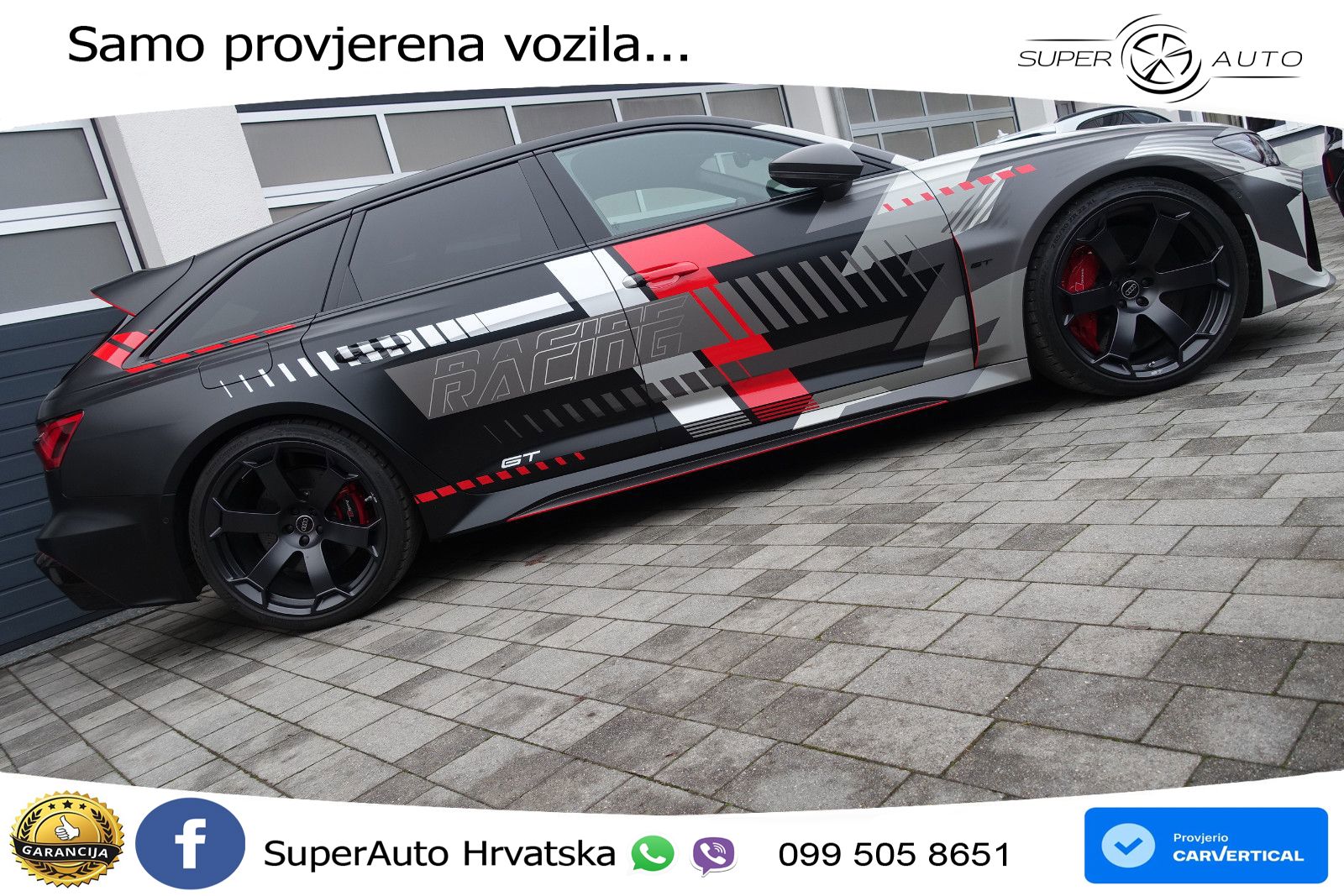 Audi RS6 Avant GT 4.0 TFSI V8 (630 KS) quattro tiptronic LED+GR SJED+ACC