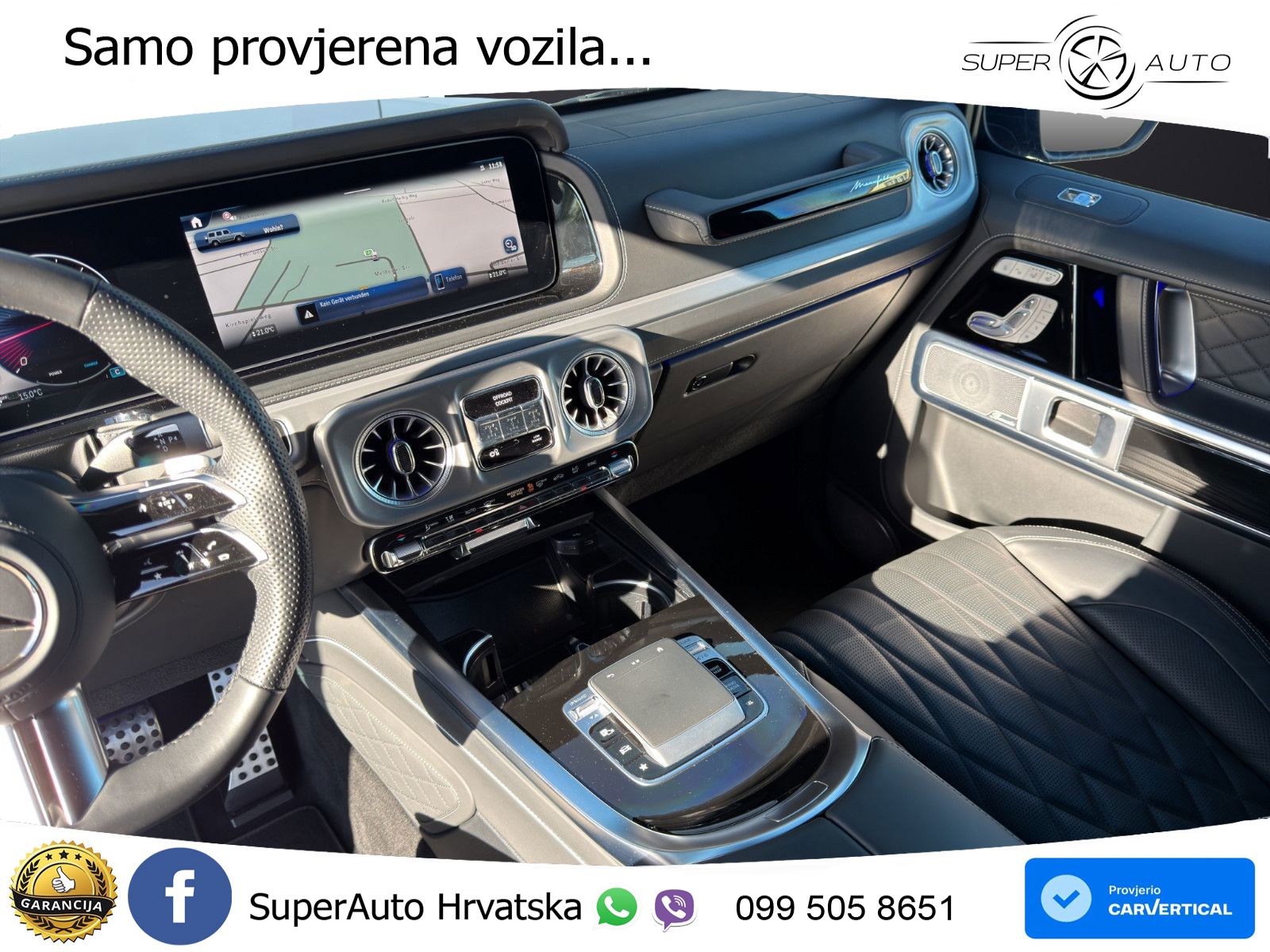 Mercedes G 450d Long (367 KS) 4MATIC 9G-TRONIC Superior LED+GR SJED+ACC