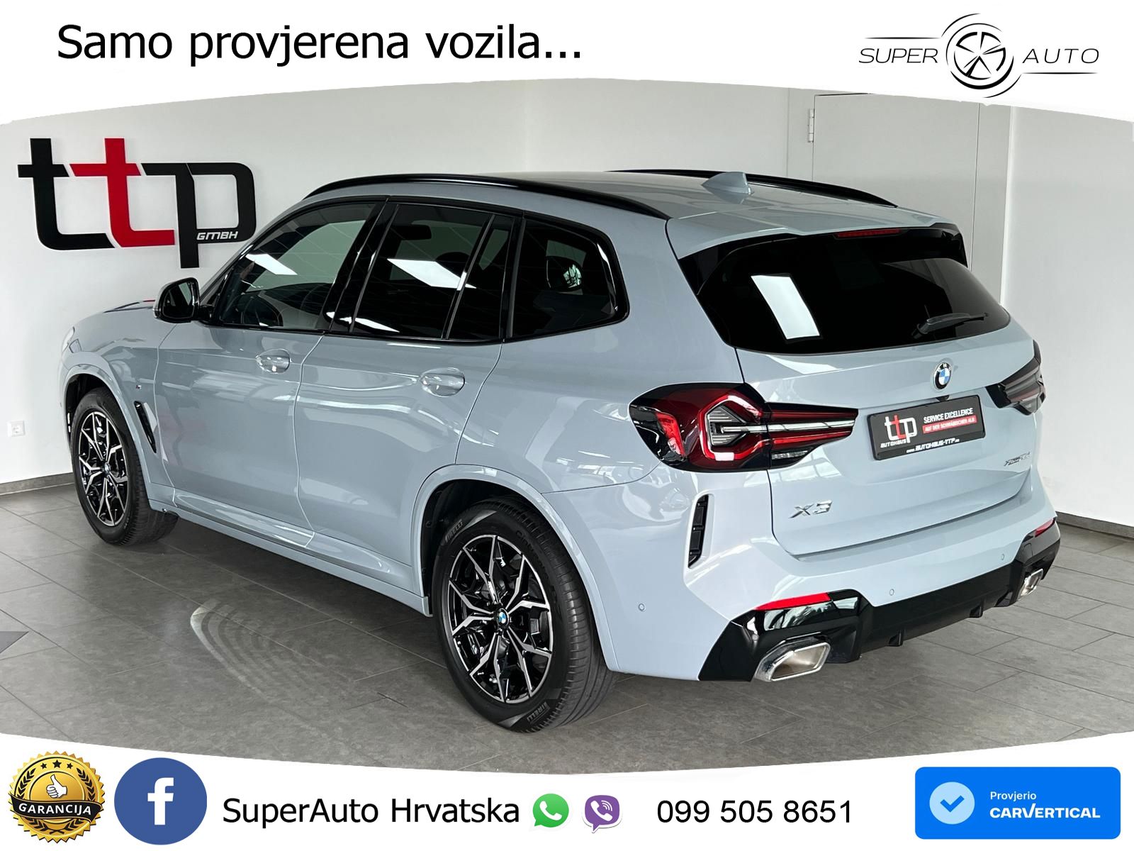 BMW X3 20d xDrive Steptronic M Sport LED+GR SJED+ACC