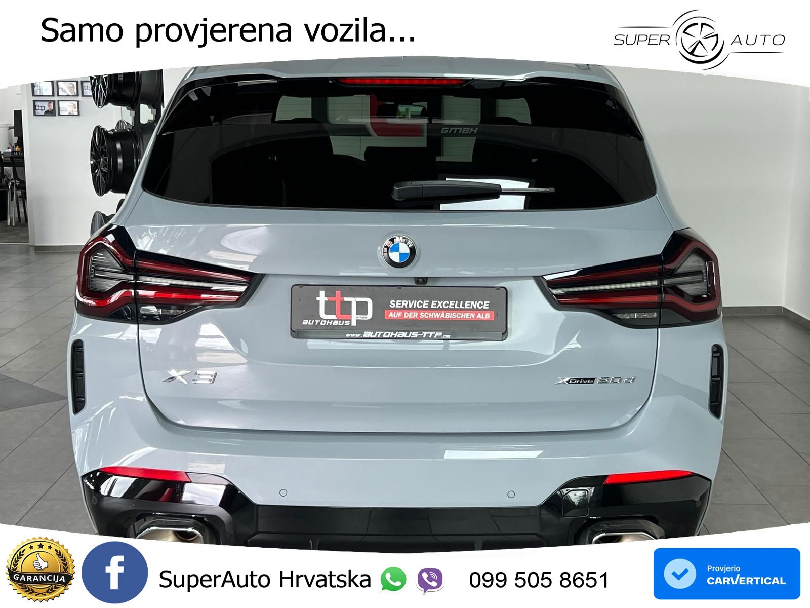 BMW X3 20d xDrive Steptronic M Sport LED+GR SJED+ACC