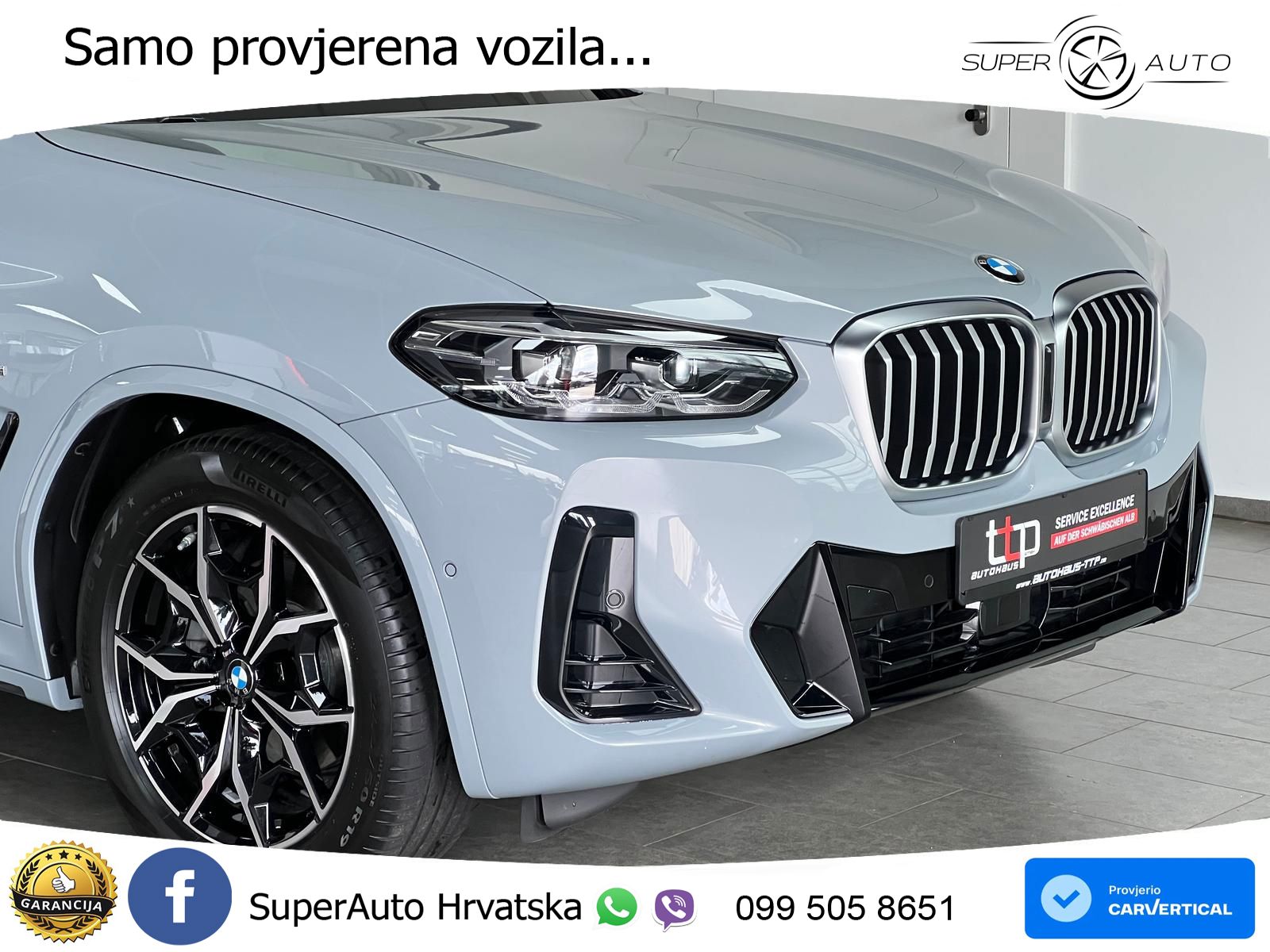 BMW X3 20d xDrive Steptronic M Sport LED+GR SJED+ACC