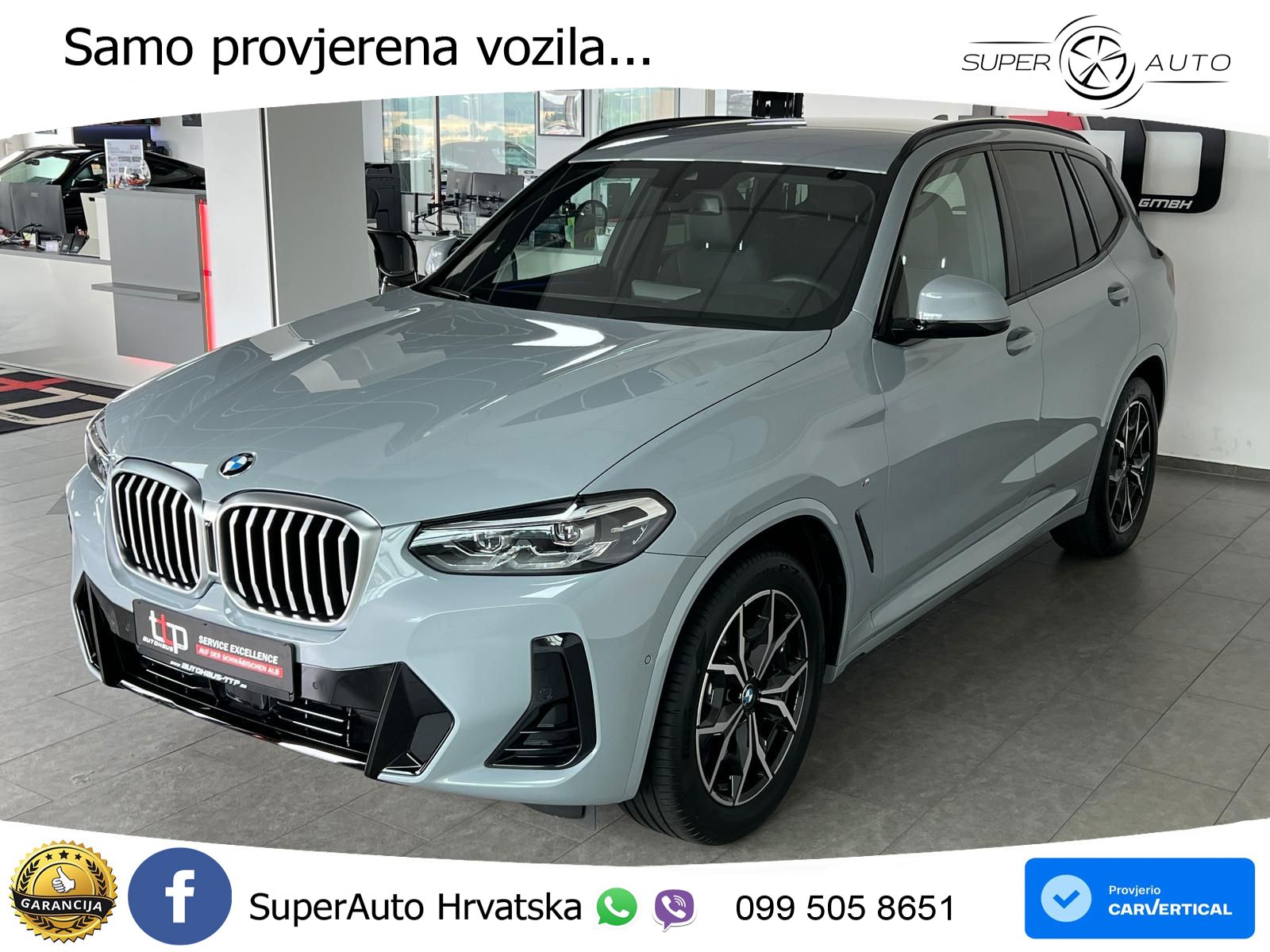 BMW X3 20d xDrive Steptronic M Sport LED+GR SJED+ACC
