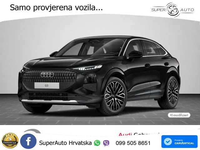 Audi Q3 Sportback 1.5 TFSI (150 KS) S tronic LED+GR SJED+ACC