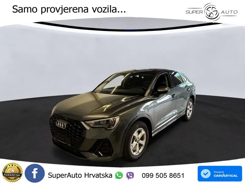 Audi Q3 Sportback 40 TDI (200 KS) quattro S tronic S line LED+GR SJED+ACC