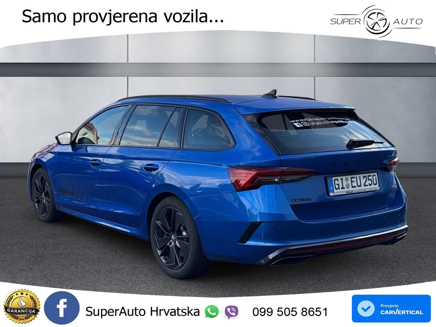 Škoda Octavia Combi RS 2.0 TSI (265 KS) DSG LED+GR SJED+ACC