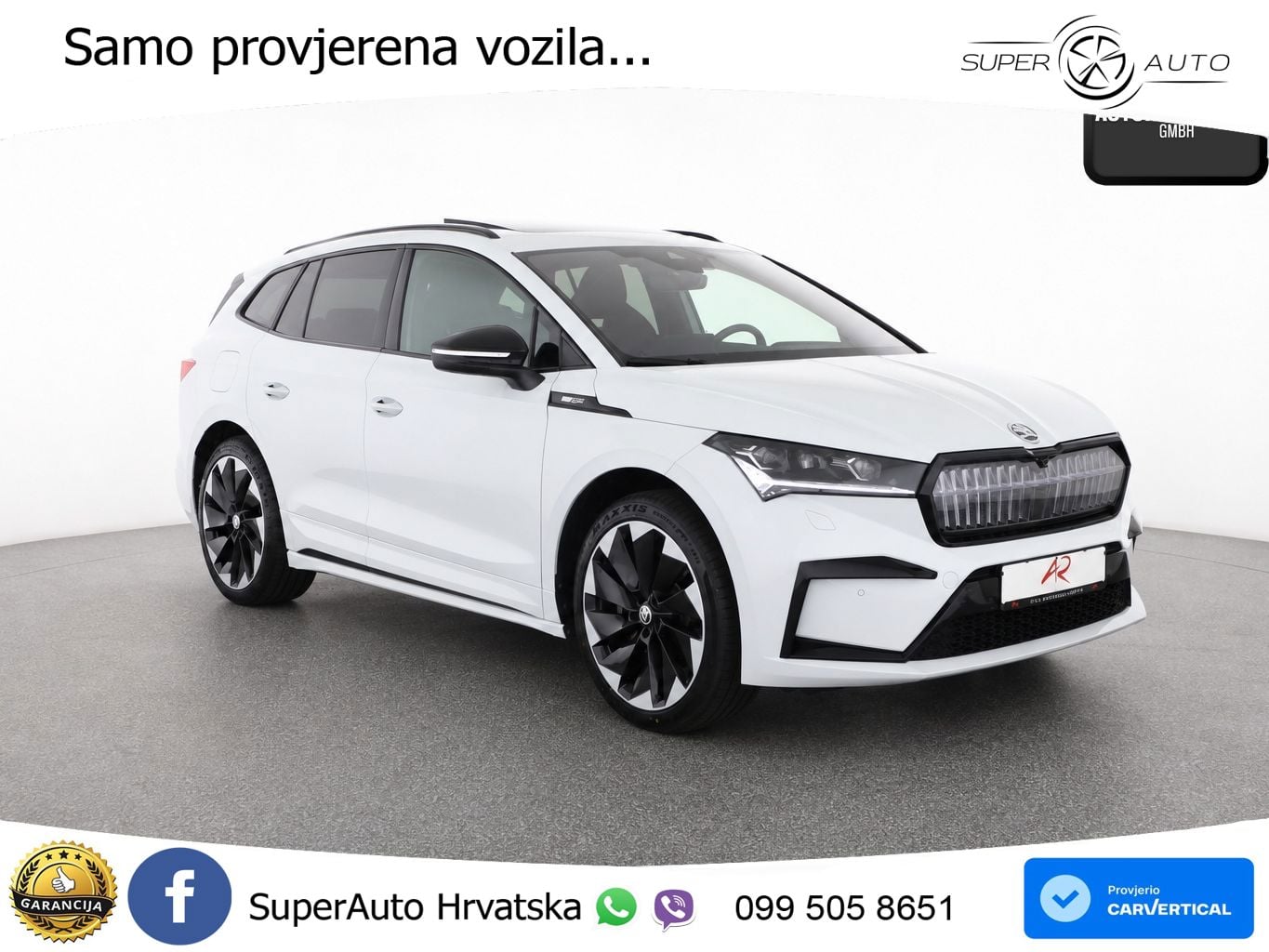 Škoda Enyaq iV 80x 82 kWh (265 KS) AWD SportLine LED+GR SJED+ACC