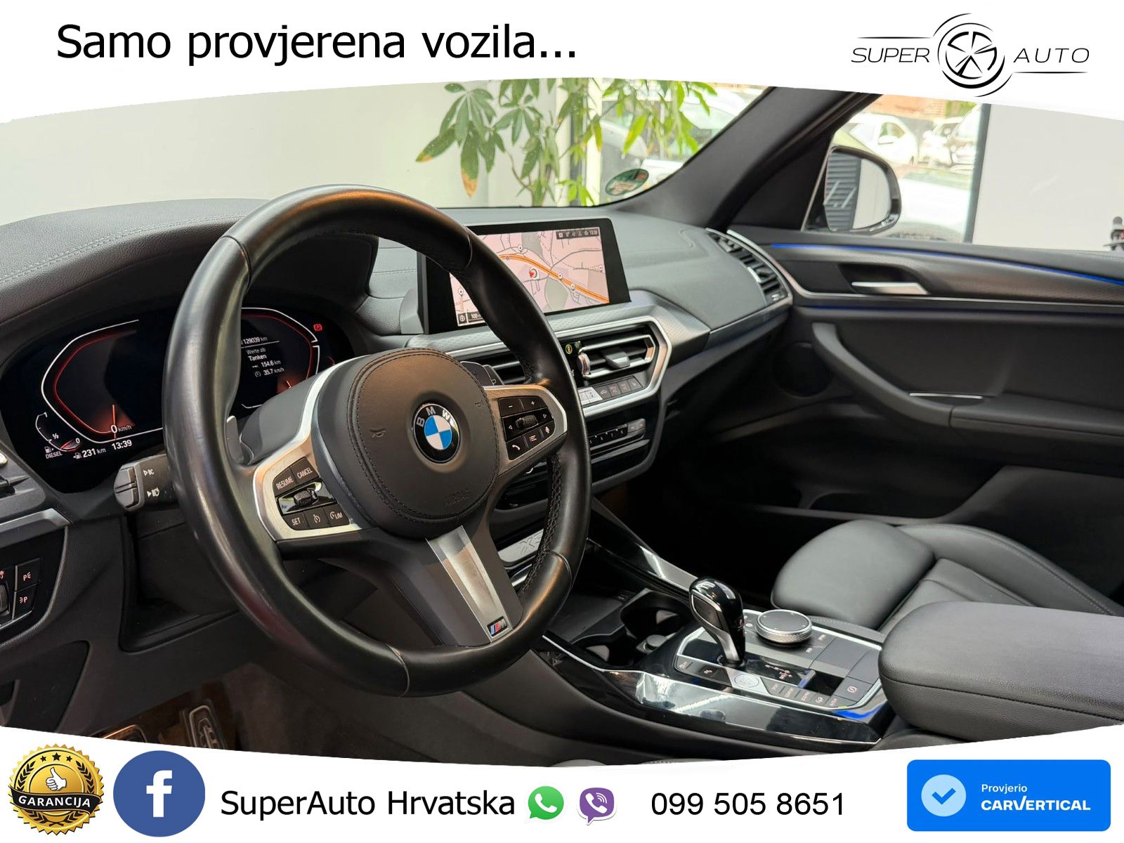BMW X3 30d xDrive Steptronic M Sport LED+GR SJED+ACC
