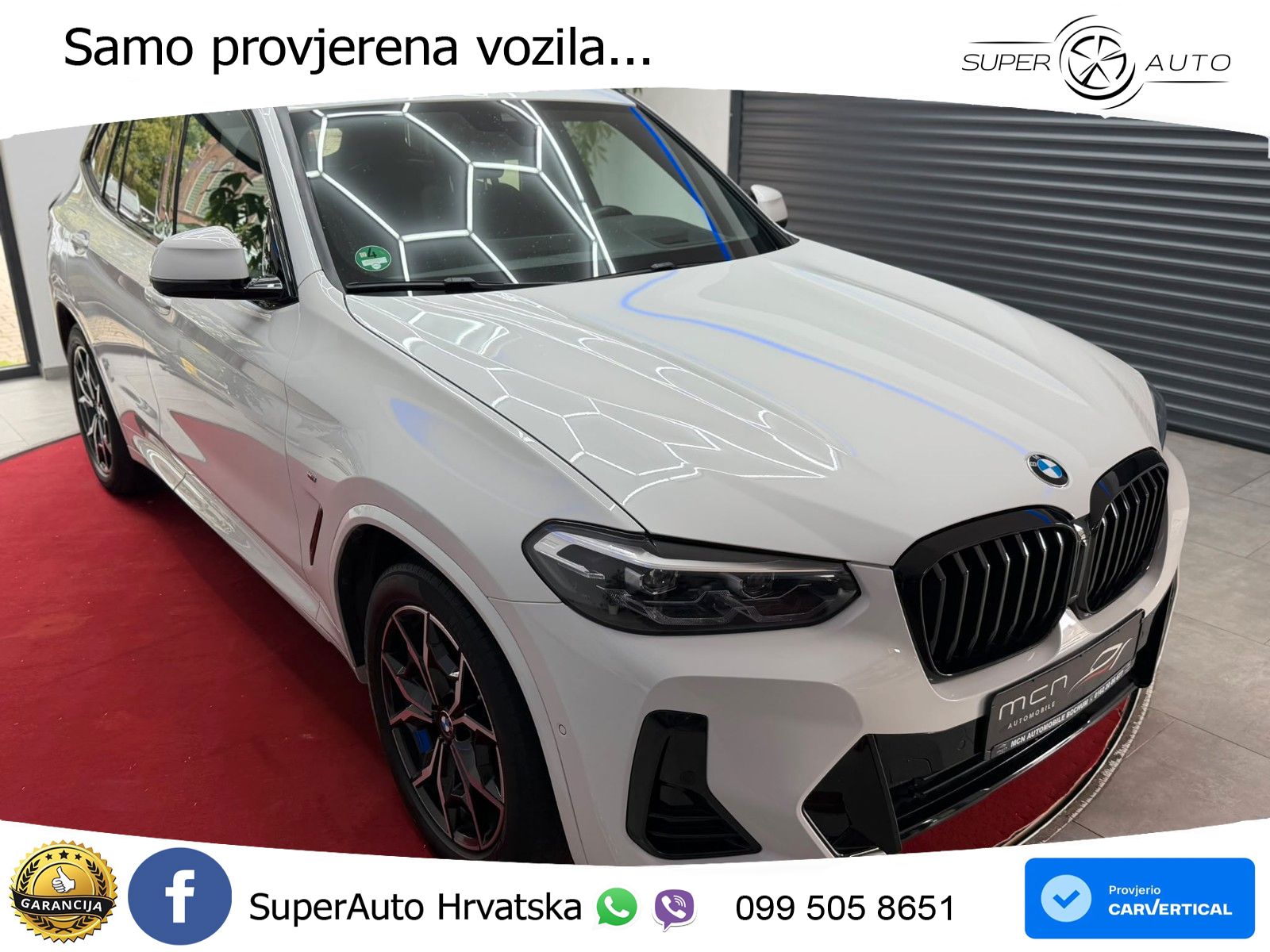 BMW X3 30d xDrive Steptronic M Sport LED+GR SJED+ACC