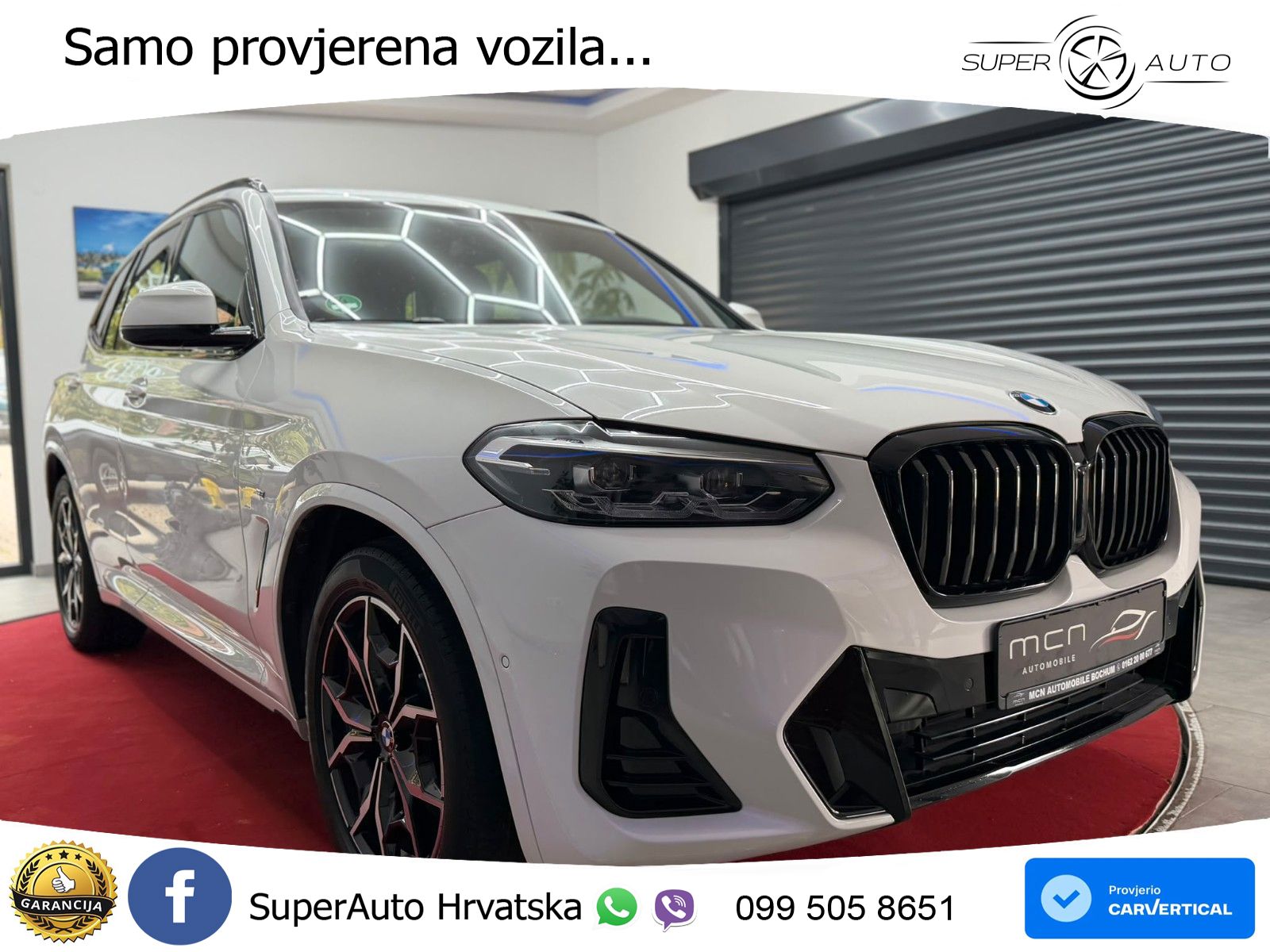 BMW X3 30d xDrive Steptronic M Sport LED+GR SJED+ACC