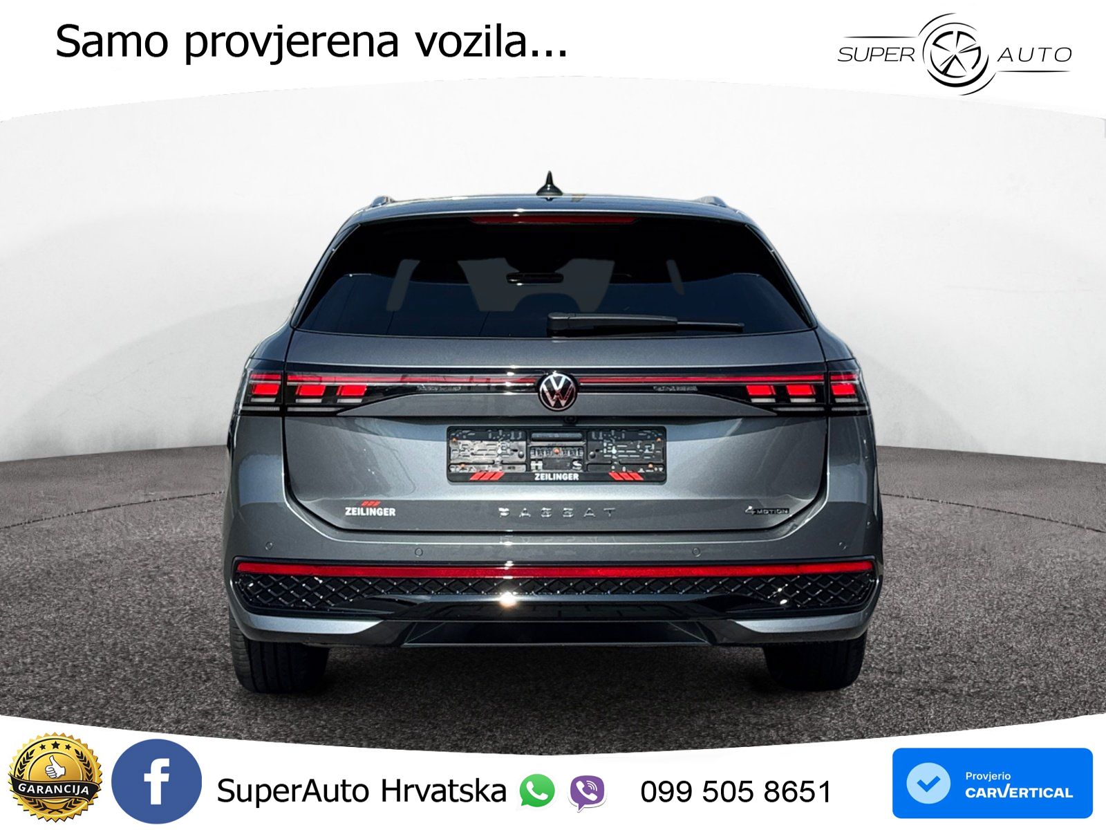 Volkswagen Passat Variant 2.0 TDI (193 KS) 4MOTION DSG R-Line LED+GR SJED+ACC