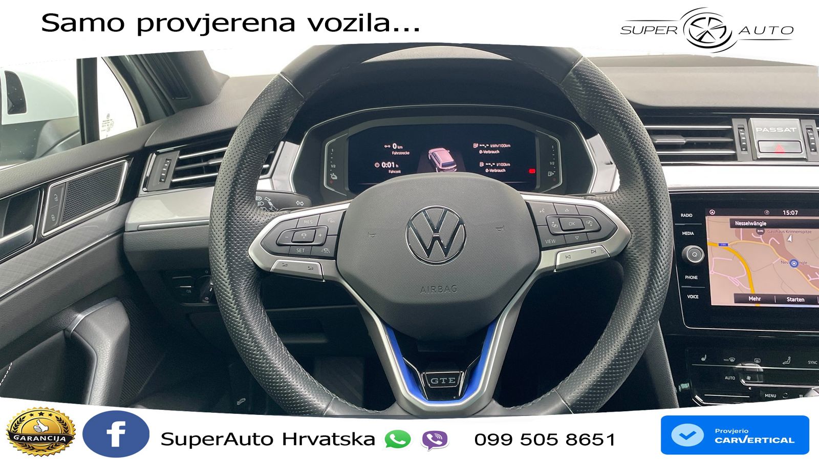 Volkswagen Passat Variant 1.5 TSI (204 KS) eHybrid DSG LED+GR SJED+ACC