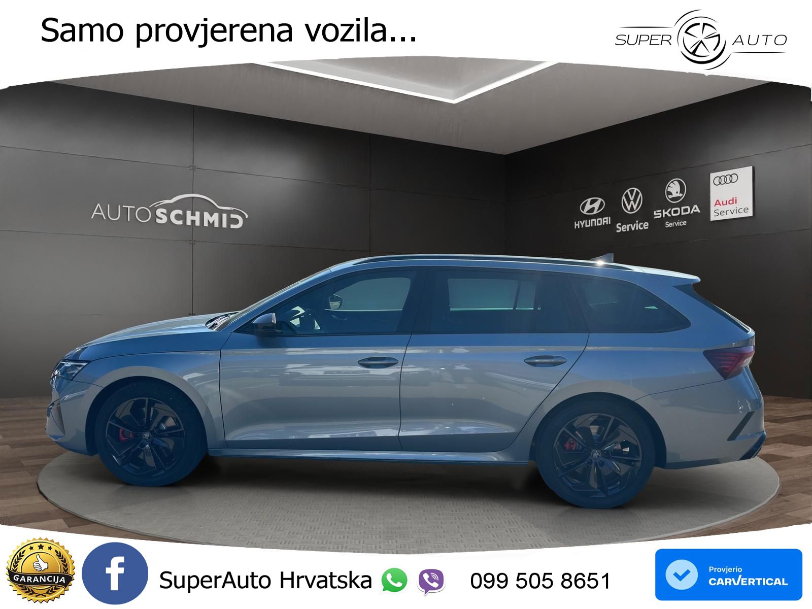 Škoda Octavia Combi RS 2.0 TSI (265 KS) DSG LED+GR SJED+ACC