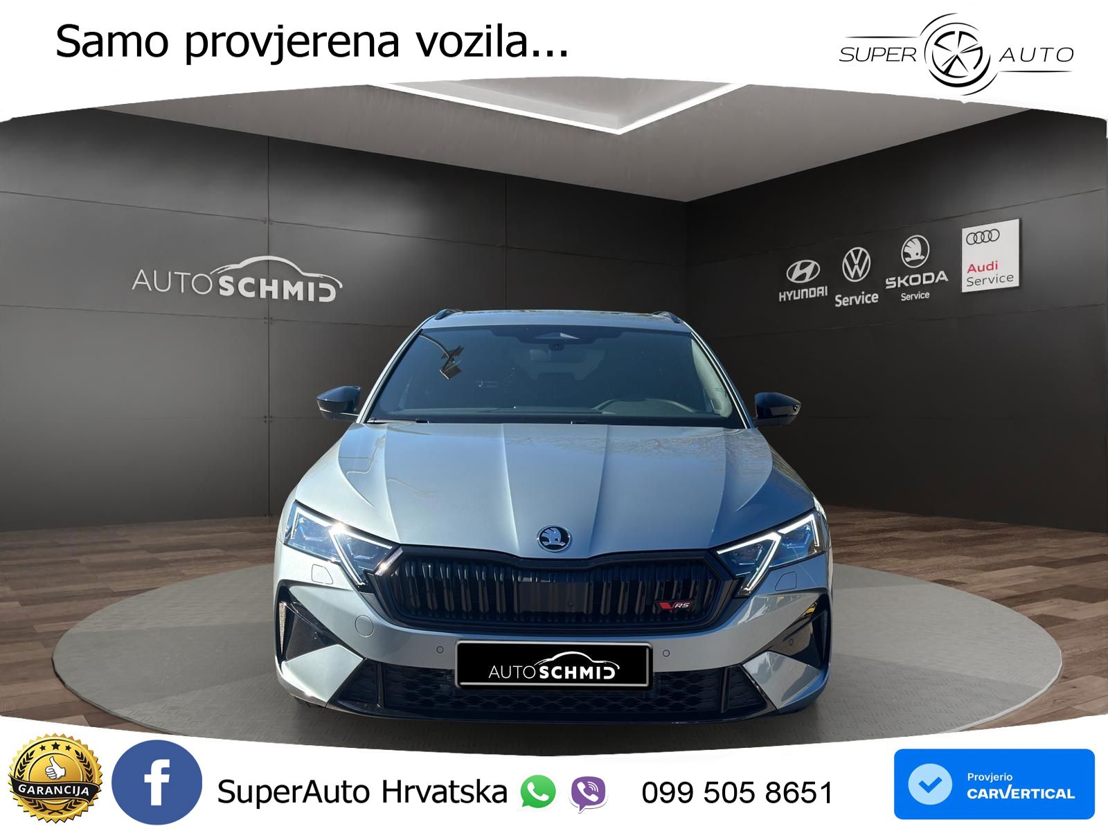 Škoda Octavia Combi RS 2.0 TSI (265 KS) DSG LED+GR SJED+ACC