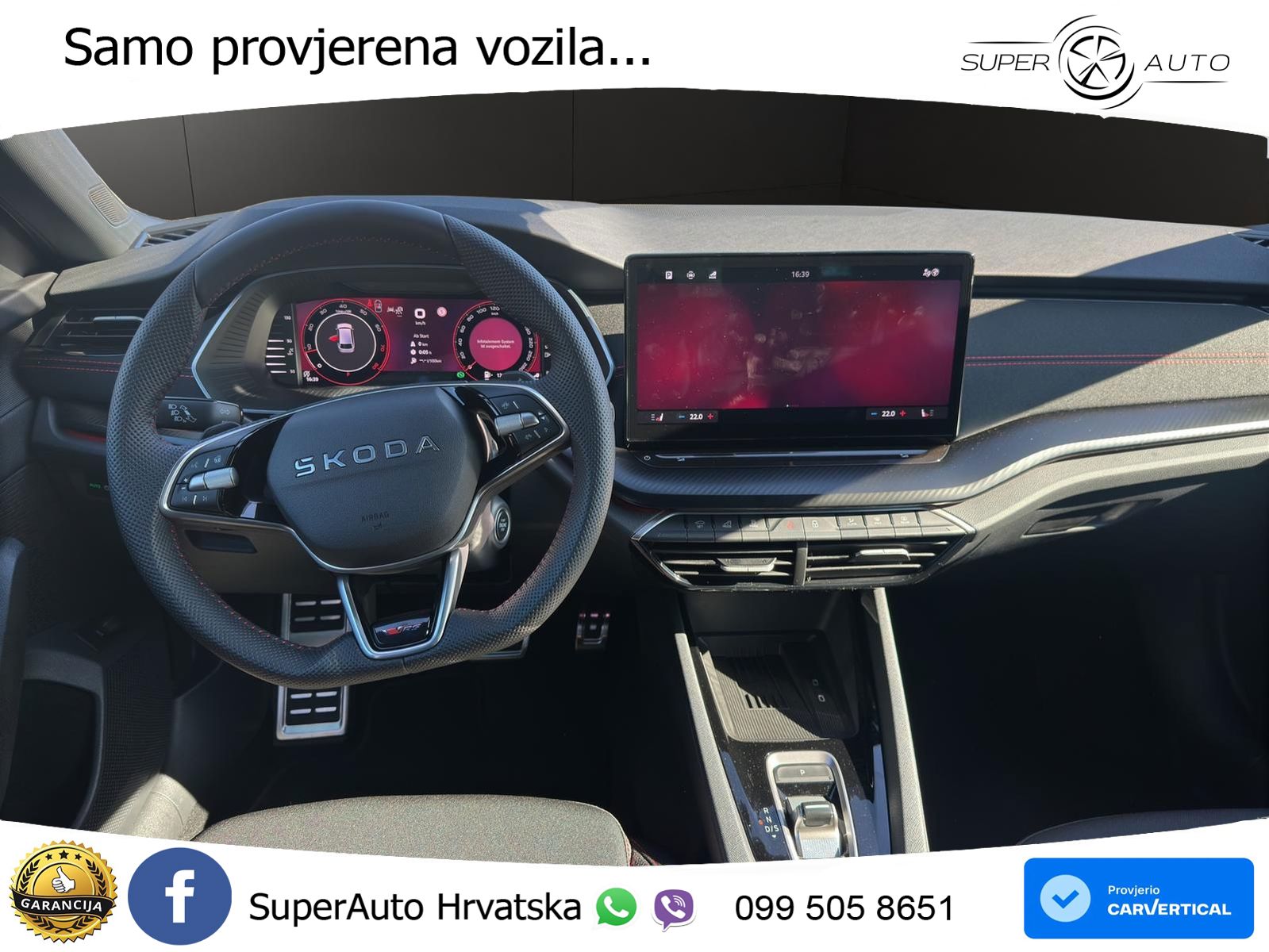 Škoda Octavia Combi RS 2.0 TSI (265 KS) DSG LED+GR SJED+ACC