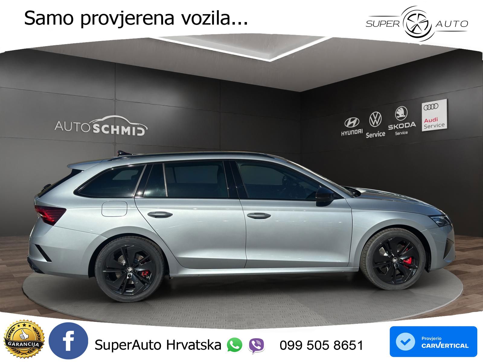 Škoda Octavia Combi RS 2.0 TSI (265 KS) DSG LED+GR SJED+ACC