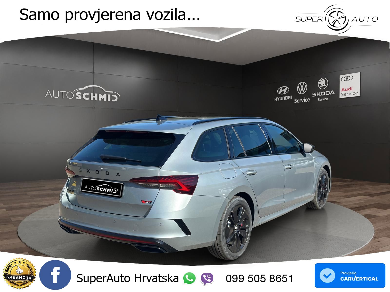 Škoda Octavia Combi RS 2.0 TSI (265 KS) DSG LED+GR SJED+ACC