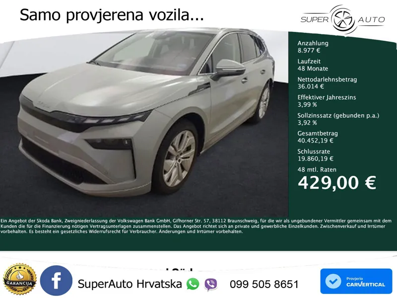 Škoda Enyaq 85 82 kWh (286 KS) Loft LED+GR SJED+ACC