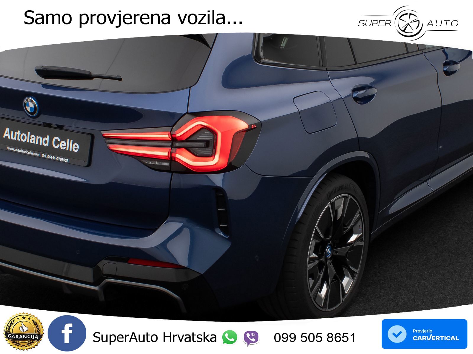 BMW iX3 80 kWh (286 KS) M Sport LED+GR SJED+ACC