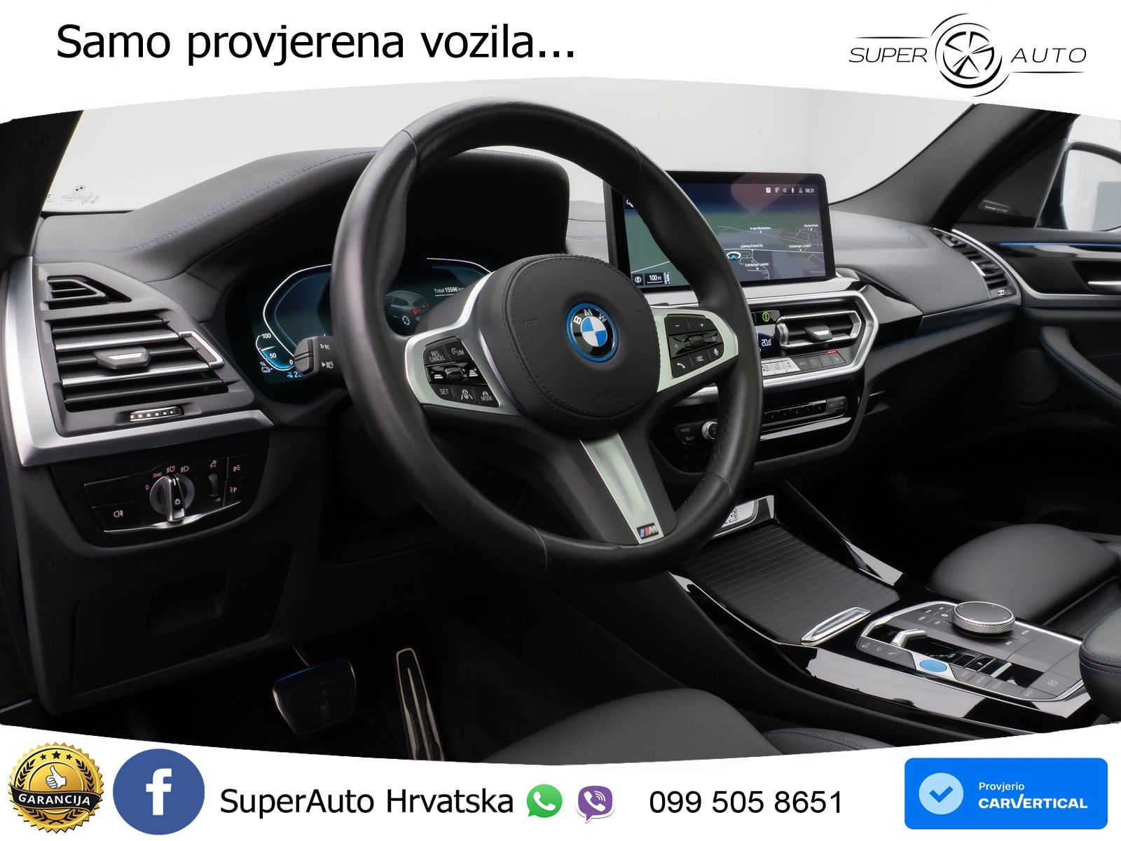 BMW iX3 80 kWh (286 KS) M Sport LED+GR SJED+ACC
