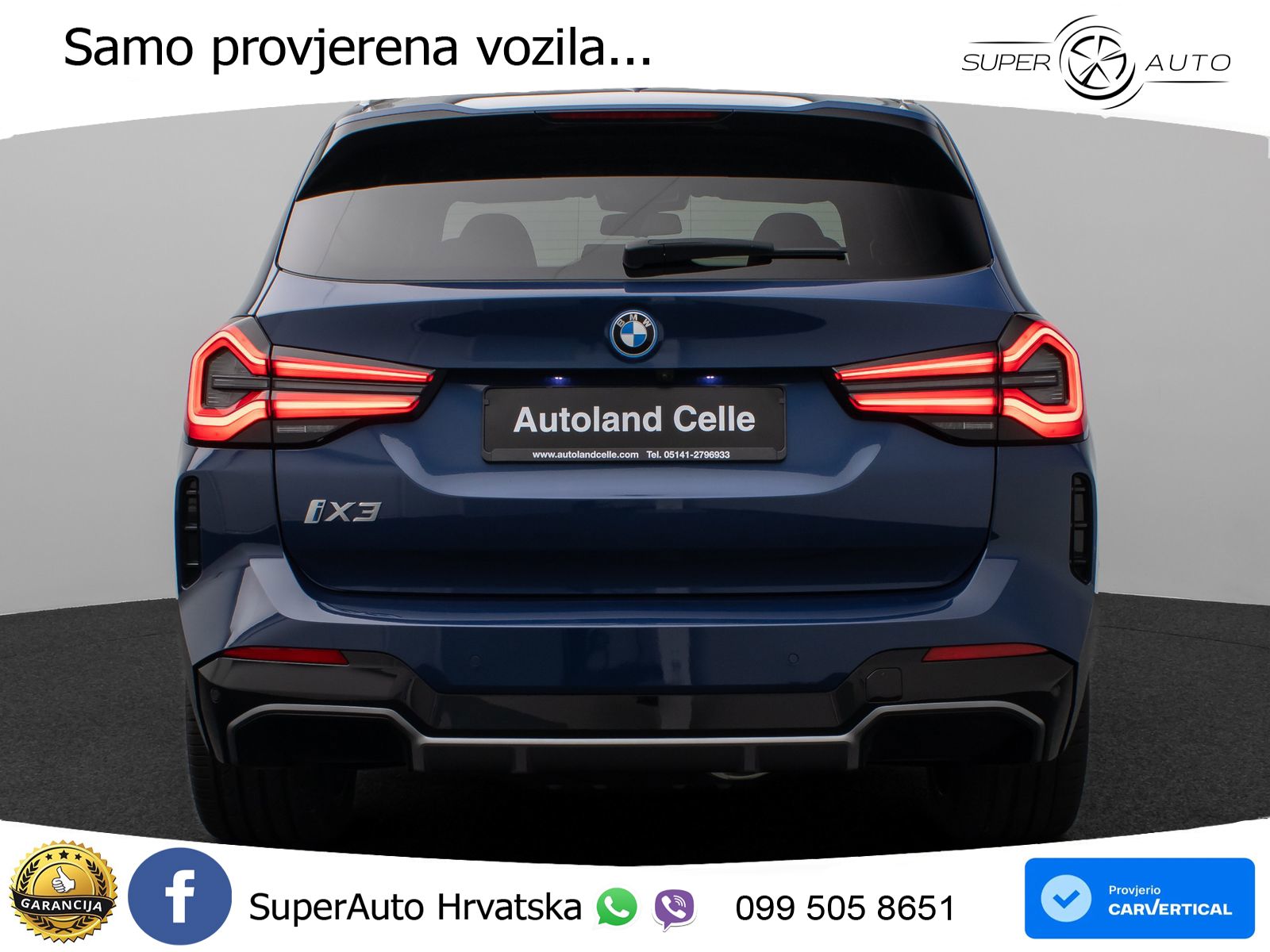 BMW iX3 80 kWh (286 KS) M Sport LED+GR SJED+ACC