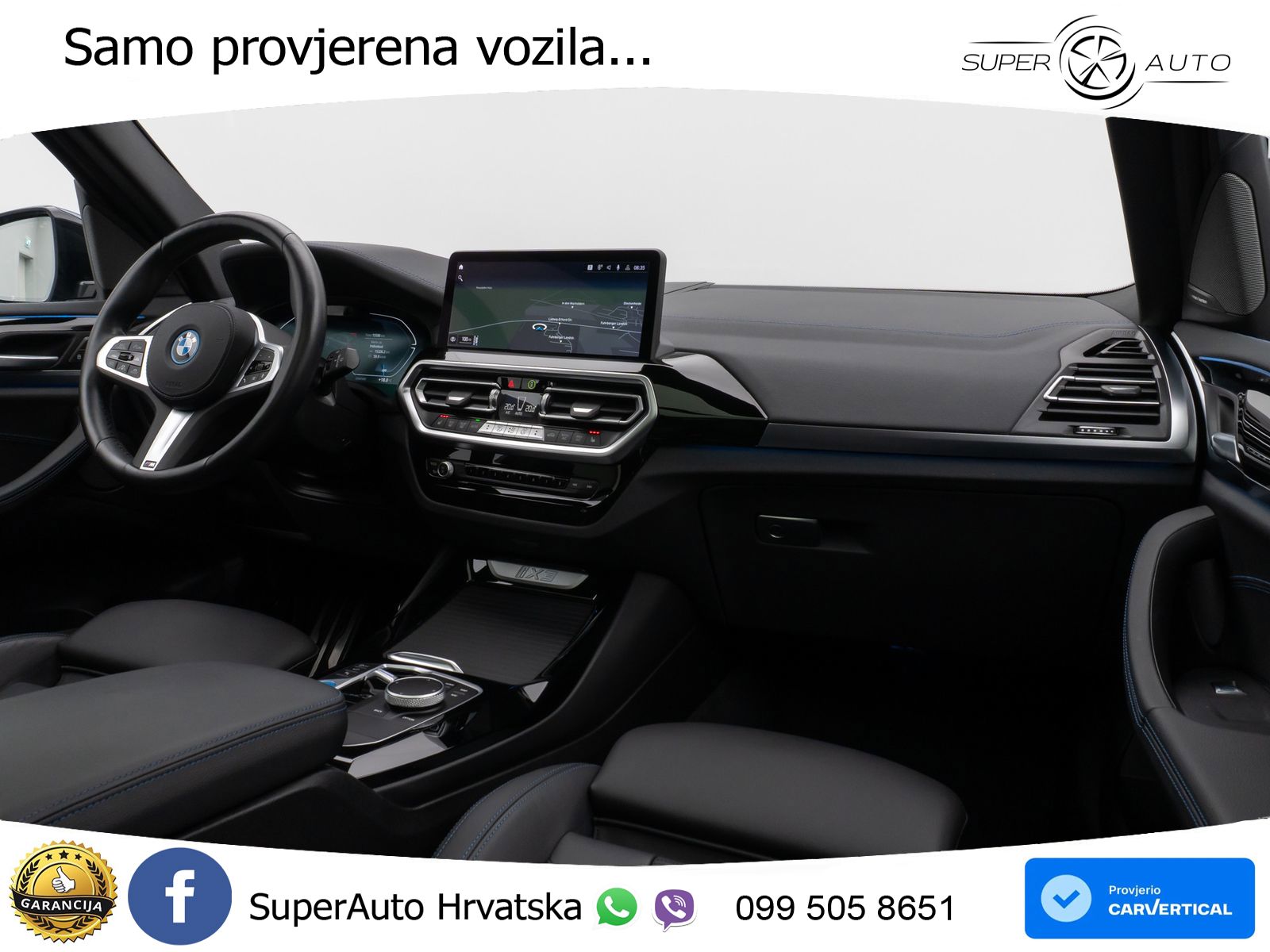 BMW iX3 80 kWh (286 KS) M Sport LED+GR SJED+ACC