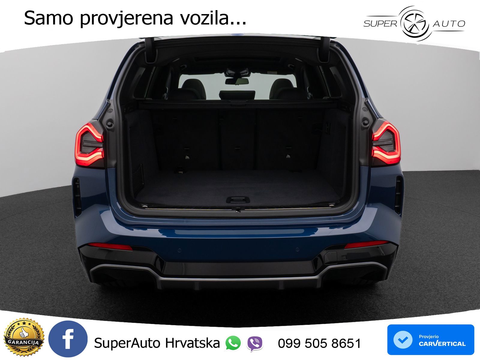 BMW iX3 80 kWh (286 KS) M Sport LED+GR SJED+ACC