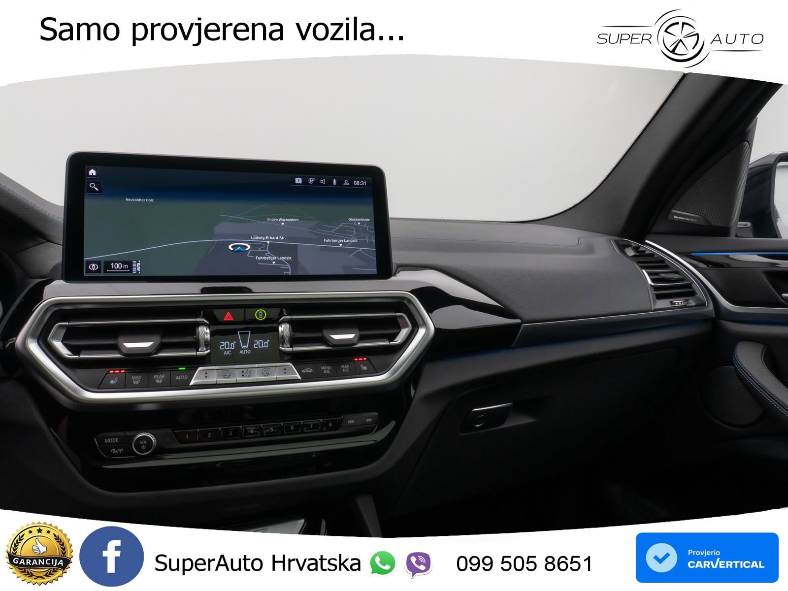 BMW iX3 80 kWh (286 KS) M Sport LED+GR SJED+ACC